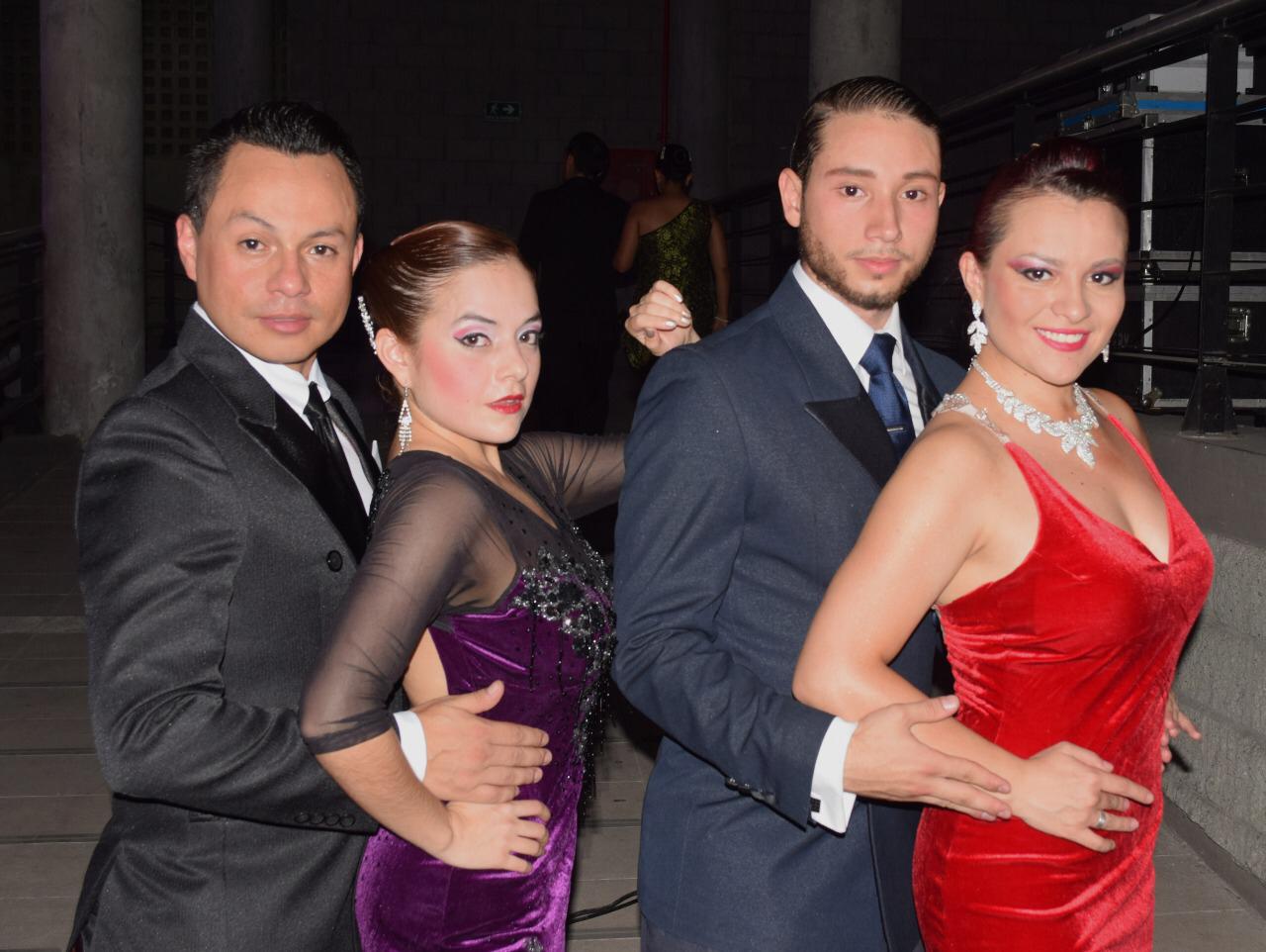 Douglas Riso, Jenifer Orjuela, Stivar Calle y Karen Silva.